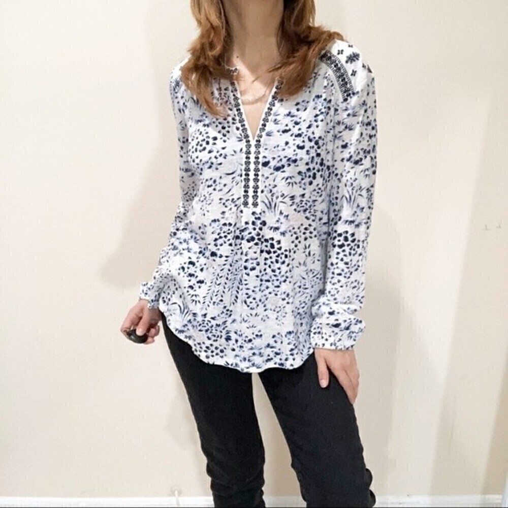 LUCKY BRAND Floral Printing Tunic‎ Small NWT